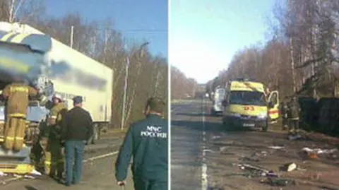Zderzenie polskiego TIR-a i autokaru w Rosji. Trzy osoby nie żyją, Polak w stanie średnio ciężkim