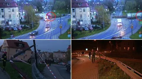 Wypadek na feralnym rondzie. "Tłumaczył, że jechał ostrożnie"