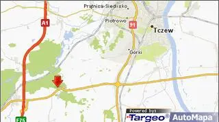 DK nr 22 zablokowana po zderzeniu samochodów dostawczych