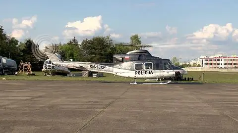 Reporter TVN24 poleciał policyjną maszyną, by przyjrzeć się jak wygląda praca funkcjonariuszy