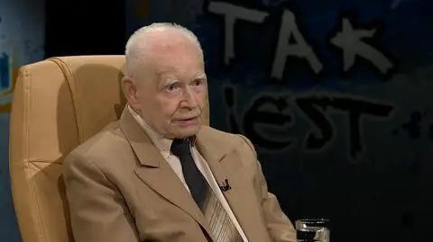 Legendary jurist Professor Adam Strzembosz was a guest of TVN24