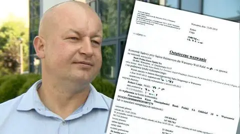 Dostał wezwanie do zapłaty, bo nazywa się jak dłużnik