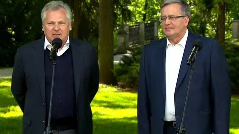 Aleksander Kwaśniewski udzielił poparcia Bronisławowi Komorowskiemu