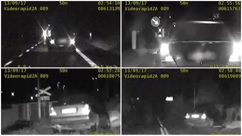 Nocny pościg za kierowcą mercedesa. Uciekał po wertepach, potem pieszo