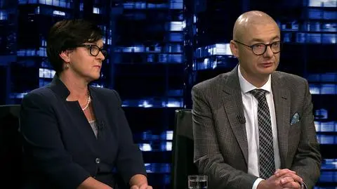 Kluzik-Rostkowska i Kamiński byli gośćmi "Kropki nad i"