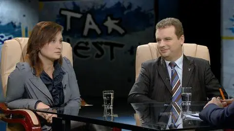 Paulina Piechna-Więckiewicz i Jacek Wilk w Tak jest