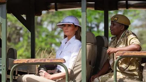 Melania Trump zaliczyła wpadkę podczas wizyty w Afryce