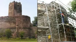 Trwa remont zamku w Bolkowie
