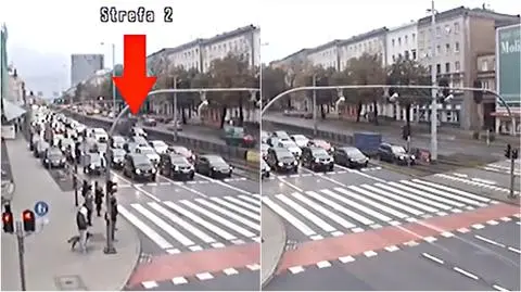 Kamery uchwyciły nietypowe wykroczenie drogowe