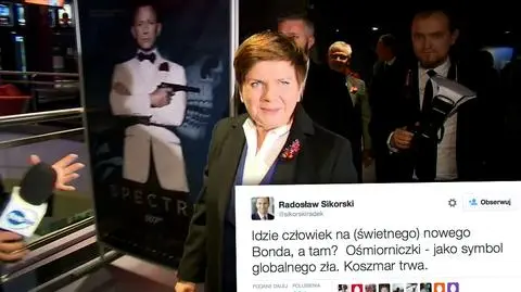 Film o Bondzie zawitał do polskiej polityki
