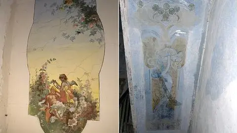 Sensacyjne odkrycie w Lęborku.
100-letnie freski odzyskują blask