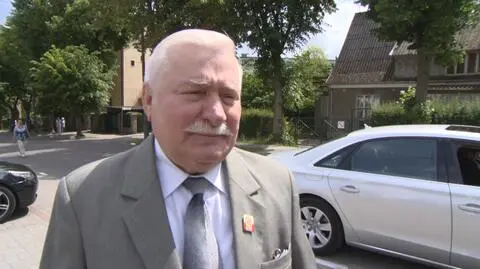 Wałęsa o akcji ABW: "Weszli po to, żeby wyjść. Co to za wejście?" 