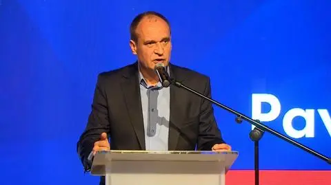 Paweł Kukiz na konwencji w Koziegłowach