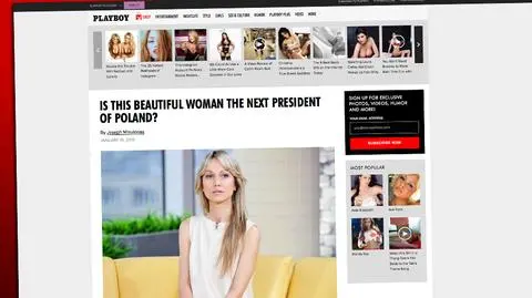 Playboy napisał o Magdalenie Ogórek