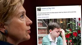 Hillary Clinton wsparła młodego chłopca