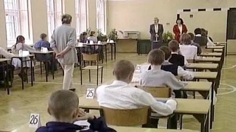 Szóstoklasiści piszą sprawdzian