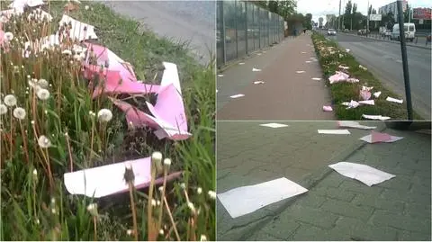 Ulica "zarumieniona" fakturami. Sprawę wyjaśnia policja