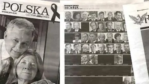 Żałoba w mediach. Gazety drukują specjalne wydania