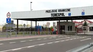 Samochodowe przejście graniczne z Białorusią w Terespolu