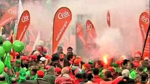 Związki zawodowe walczą w Brukseli