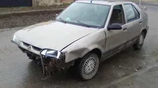 Samochód, którym jechał zatrzymany kierowca