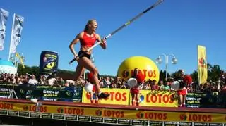Anna Rogowska podczas "Tyczki na molo" w 2011