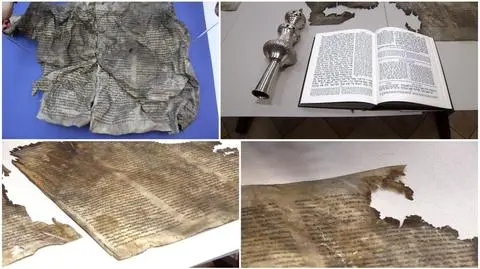 Zniszczona 300-letnia tora uratowana przez poznańskie archiwum