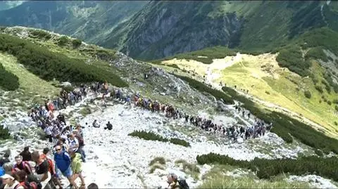 Kolejkna na Giewont