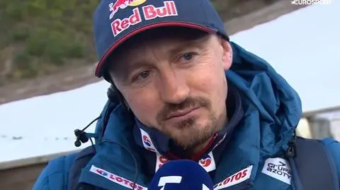 Adam Małysz po konkursach w Wiśle