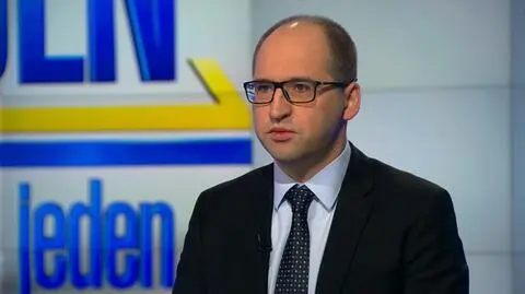 Adam Bielan był gościem "Jeden na jeden" 