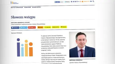 Sienkiewicz szefem Instytutu Obywatelskiego PO. Schetyna zaskoczony
