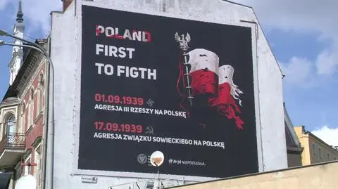 Szczecin: Baner IPN z błędem w głównym haśle
