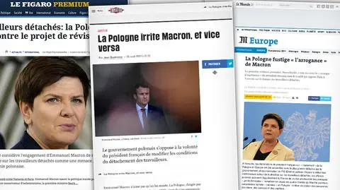 Francuska prasa o spięciu polsko-francuskim