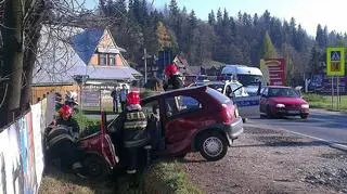 Wypadek w Białym Dunajcu