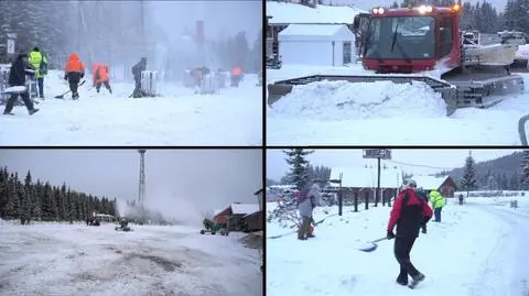 "Za łopaty i do naśnieżania". 
Setka wolontariuszy na Polanie Jakuszyckiej