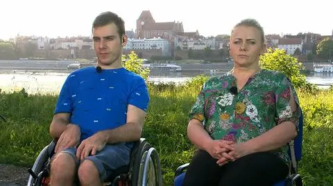 Jakub and Iwona Hartwich in "Fakty po Faktach" TVN24