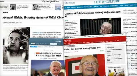 Światowe dzienniki piszą o śmierci Wajdy