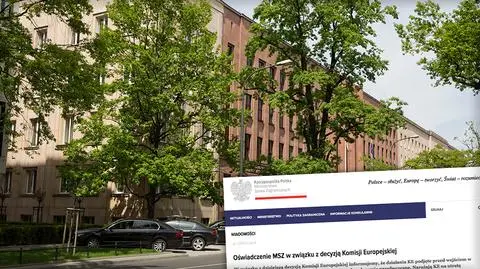 Decyzja Komisji Europejskiej ws. Polski. Odpowiedź MSZ