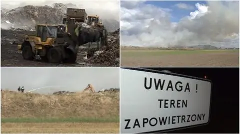 Dąbrówka Wielkopolska: przez pożar na wysypisku zamknięto szkołę