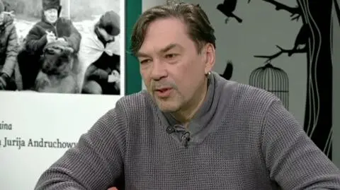 Jurij Andruchowycz był gościem "Xięgarni" w TVN24