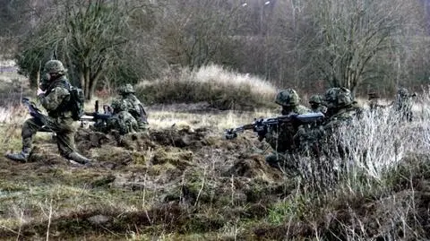 Ćwiczenia żołnierzy NSR