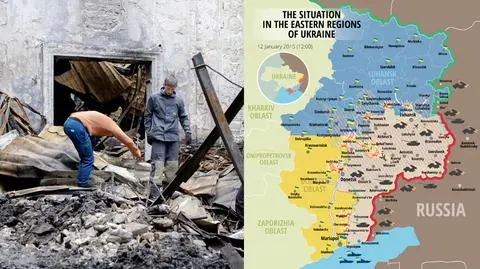 Jednym z celów ostrzału wciąż pozostaje lotnisko w Doniecku. Ukraińskie wojsko wciąż je utrzymuje, dostarczając transporty pomocy