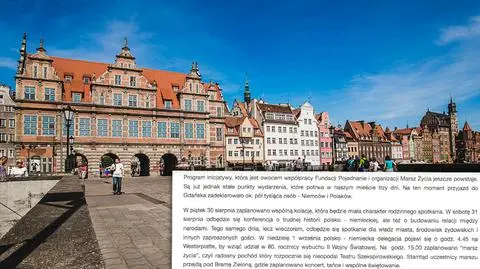 Spór o treść komunikatu na stronie miasta Gdańsk w sprawie obchodów rocznicy wybuchu wojny