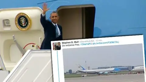 Barack Obama wyleciał do Brukseli