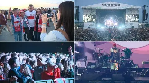 Gdynia:Red Hot Chili Peppers też kibicowali polskim piłkarzom