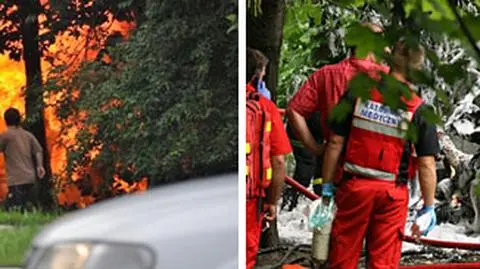 Druga ofiara wypadku Cessny – zmarł poparzony pasażer