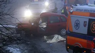 Do wypadku doszło na Zakopiance w pobliżu miejscowości Rdzawka 