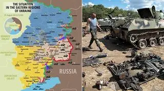 Działania wojenne na wschodzie Ukrainy, stan z 31 sierpnia 2014 