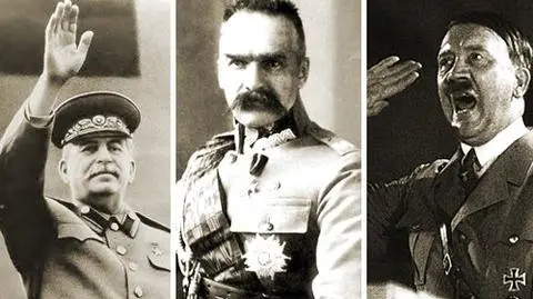 Stalin, Hitler i Piłsudski rozdzieleni