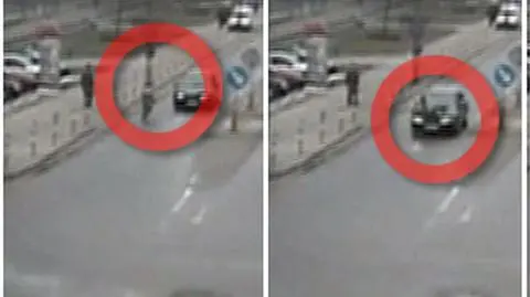 Chłopczyk wbiegł pod koła